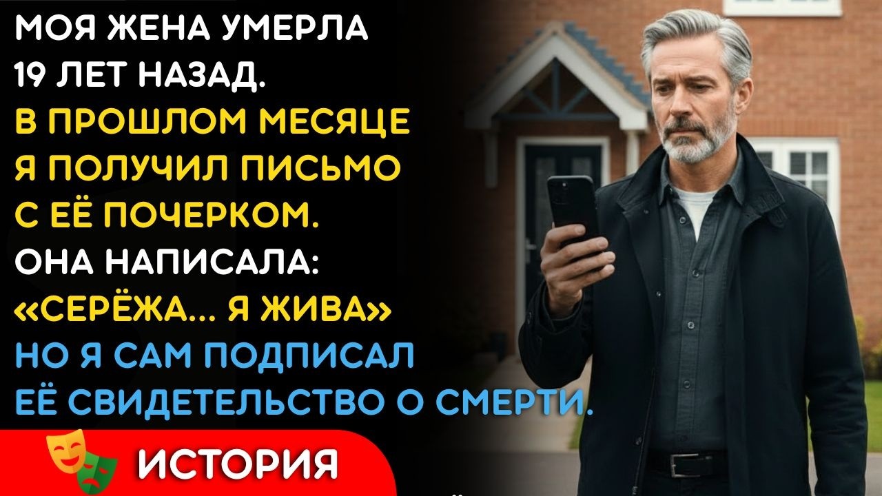 Мою Жену Похоронили 19 Лет Назад… Но В Прошлом Месяце Я Получил Письмо С Её Почерком...