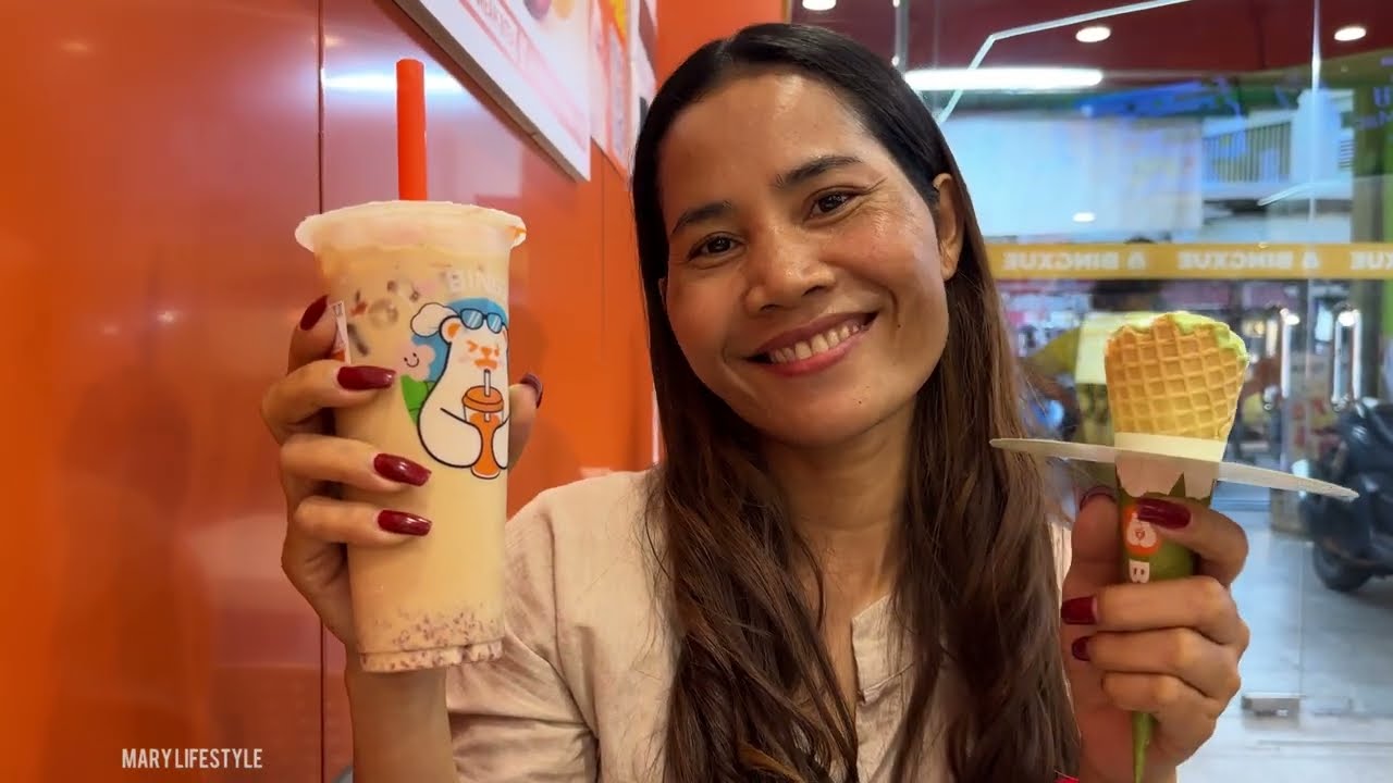 ញាំការ៉េមជុំគ្រួសារ​ : Ice cream 🍦 time #icecream 