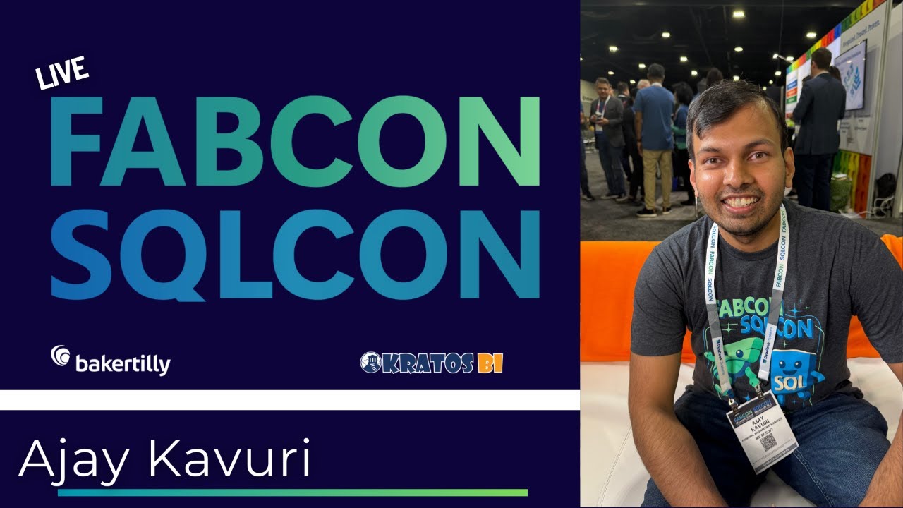 В прямом эфире на FabCon - с Аджаем Кавури