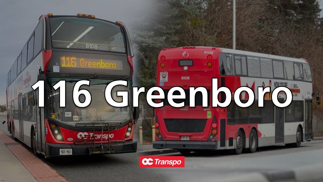 Line 116 Full Ride | Baseline → Greenboro | ADL Enviro 500 | Ottawa 🚏