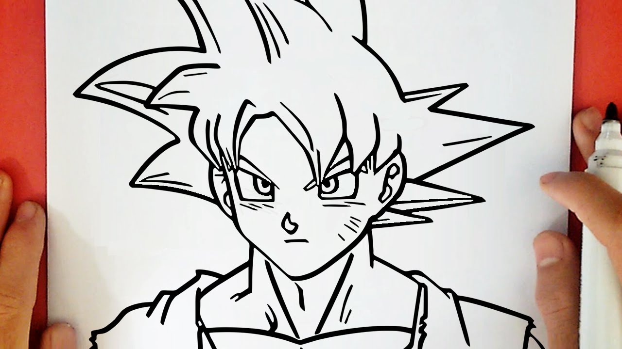 COME DISEGNARE GOKU SUPER SAIYAN GOD