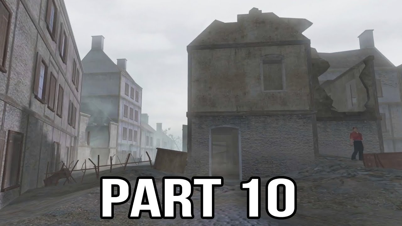 Call of Duty 2 Spanish Civil War Gameplay Part 10 - Guernica & Bunker Defense