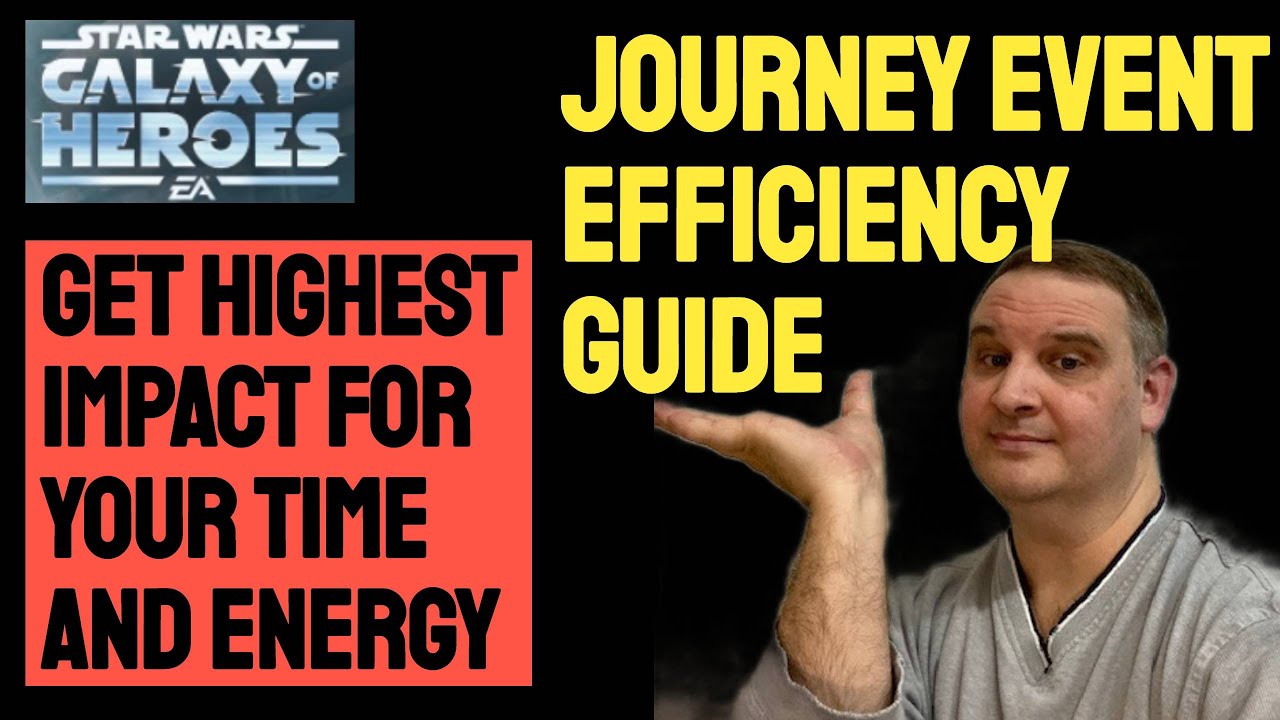 Which Journey Events are EFFICIENT?  SWGOH Journey Guide Analysis!