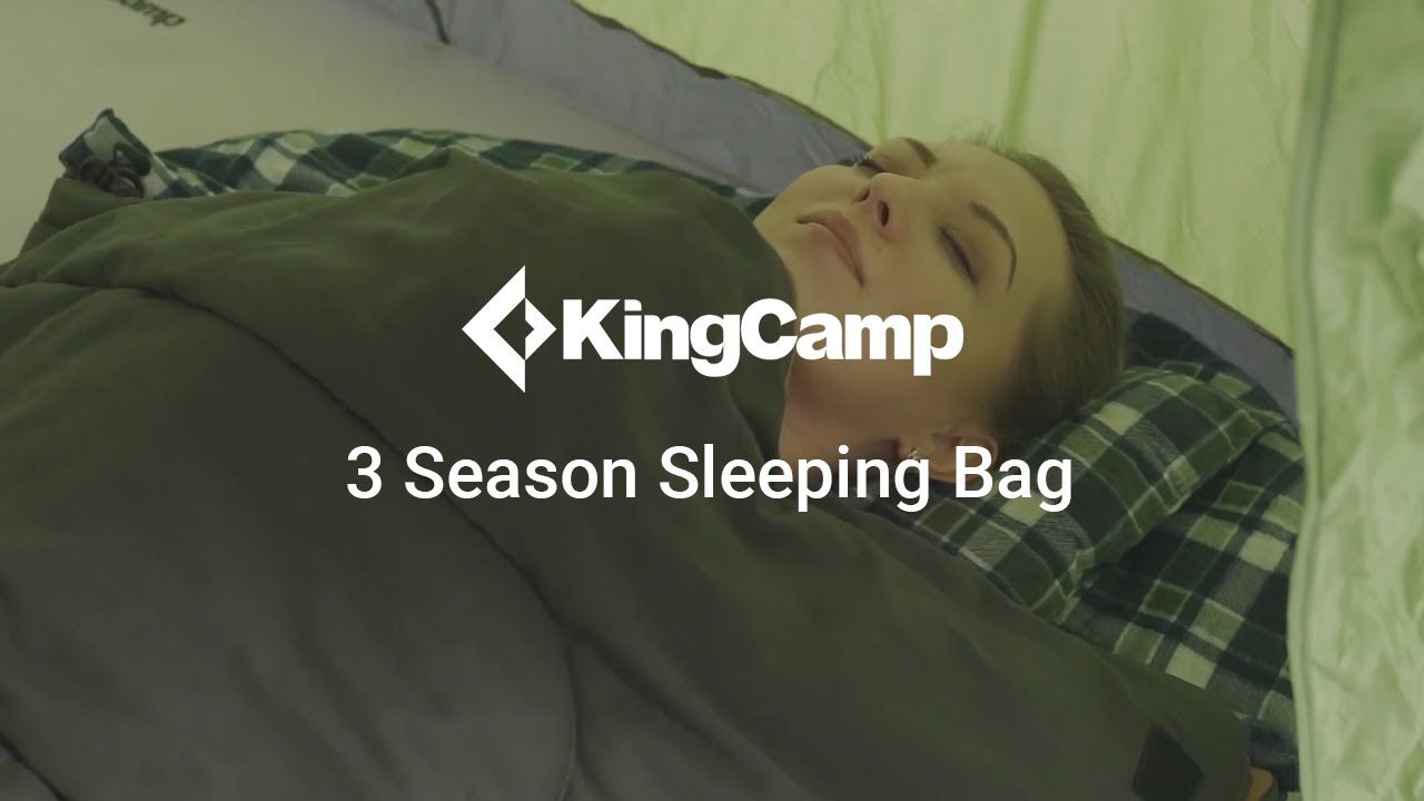 KingCamp New Arrival: 4 Seasons Sleeping Bags 3 in 1 with Polar Fleece Liner