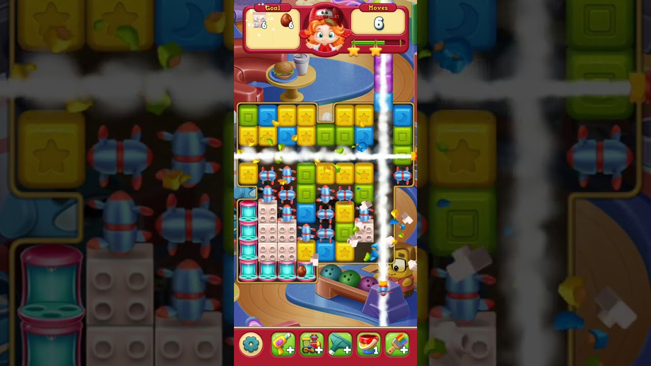 Toy Blast Level 175/176 Completed/ Mobile Game ASMR 