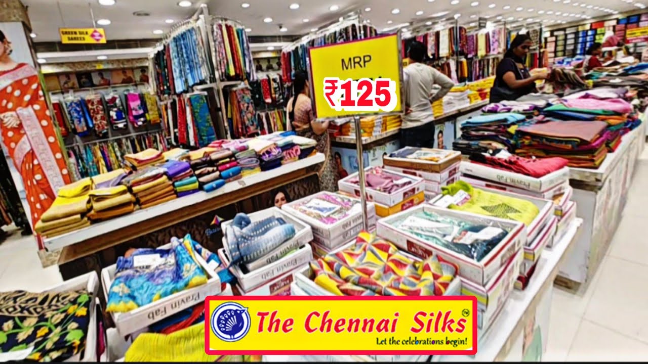 The Chennai Silks Budget Sarees Collections @125 rs Box sarees Collections Chanceless புடவைகள் Price