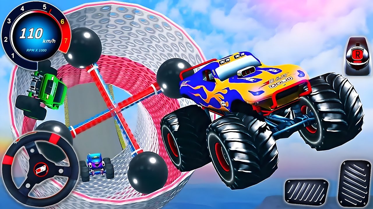 Flying Monster Trucks! 🚜 World's Tallest Mega Ramp Challenge 2026