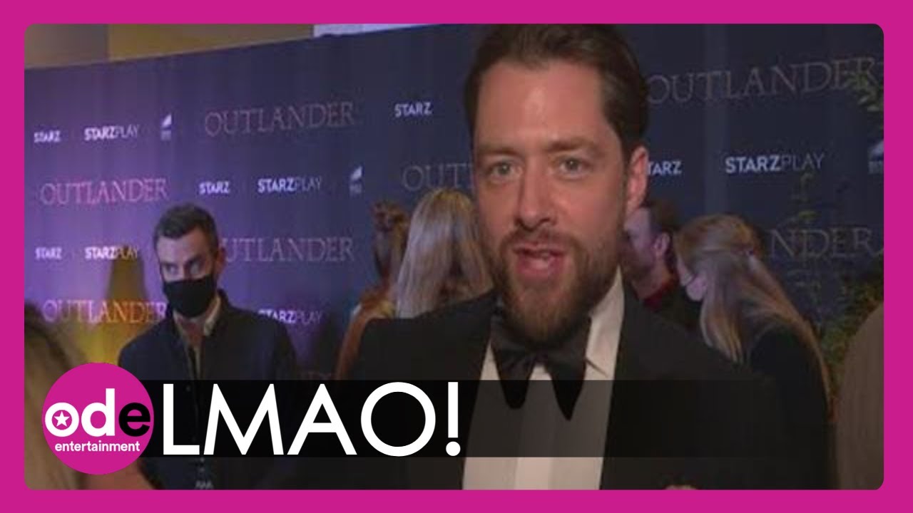 Richard Rankin Being HILARIOUS at Outlander S6 Premiere!