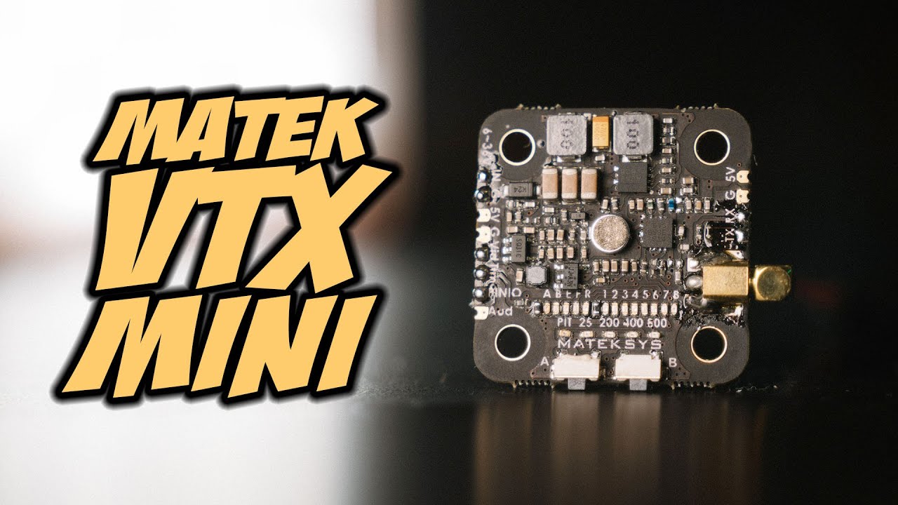 ☀ Видеопередатчик от Матек - когда разрабы с фантазией [Matek VTX Mini]