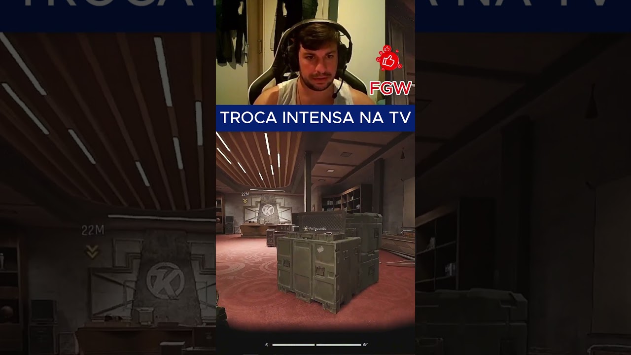 Trocação intensa na TV 100!