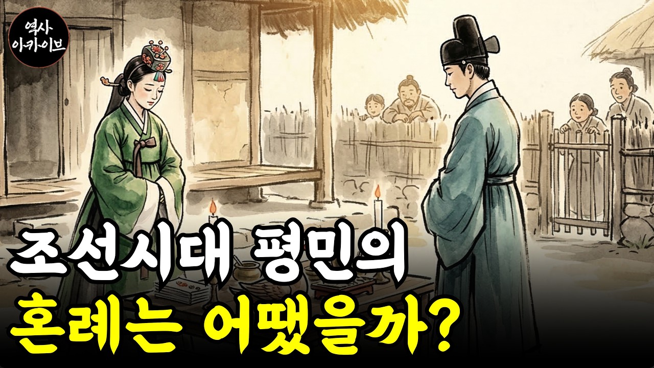 결혼이 곧 생존이었던 시대 - 조선 평민의 혼례에 담긴 500년의 비밀 | 조선 평민 생활 | 평민 혼례 | 조선 생활