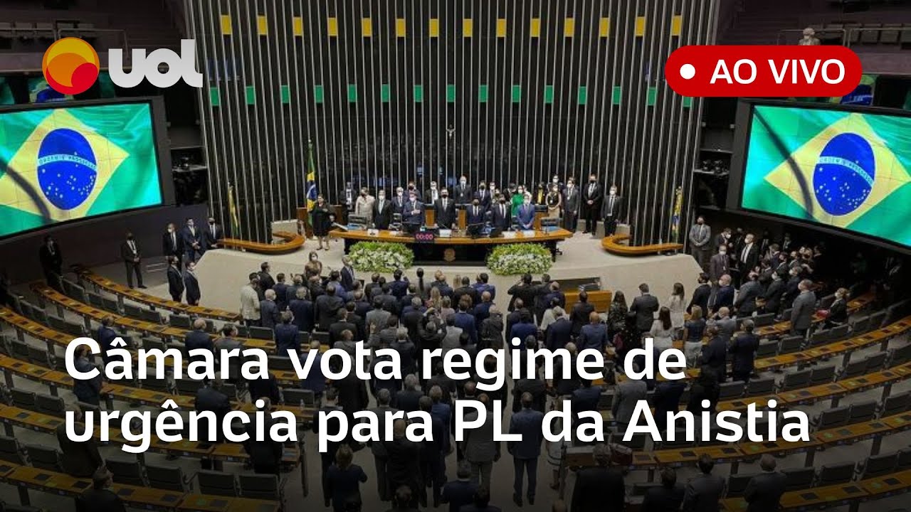Anistia: votação na Câmara dos Deputados decide regime de urgência para projeto