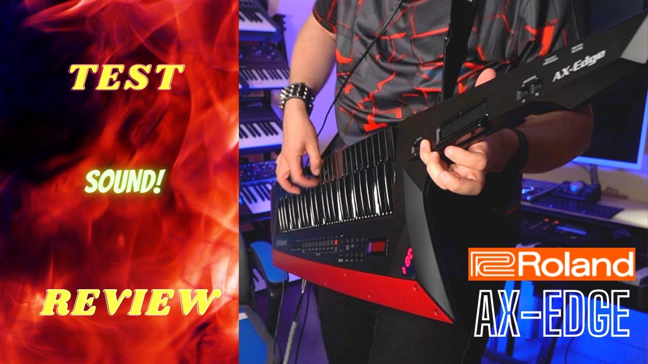 ROLAND AX Edge Sound TEST e RECENSIONE (ITA) #keytar#synthesizer#zencore