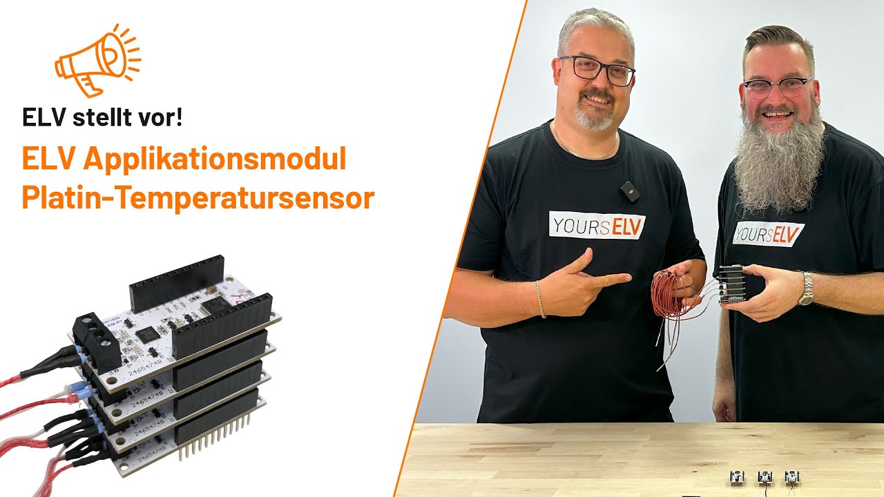 Platin-Temperatursensoren f&uuml;r das ELV-Modulsystem - ELV stellt vor!