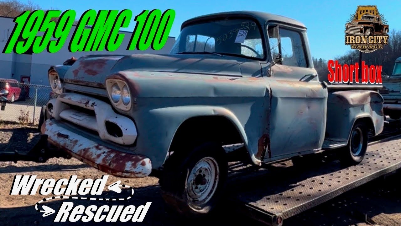 Reviving a 1959 GMC 100 short box. 