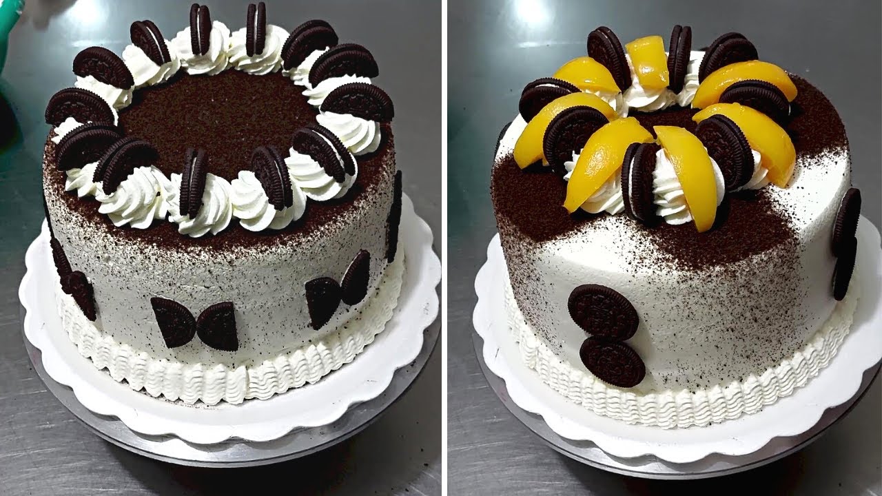 lo mas facil que veras el dia de hoy || decoracion de pastel  con galletas oreo || TARTAS DE OREO
