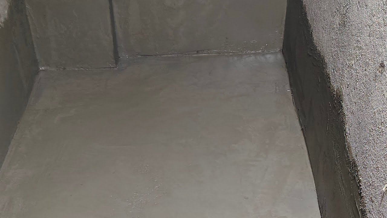 Bathroom waterproofing single coat#plumbingtime #plumbing #plumber #viralshorts