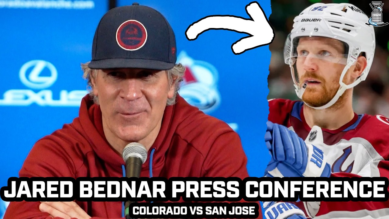 Jared Bednar on Landeskog's Importance, Avs Season So Far & More Before Game vs Sharks