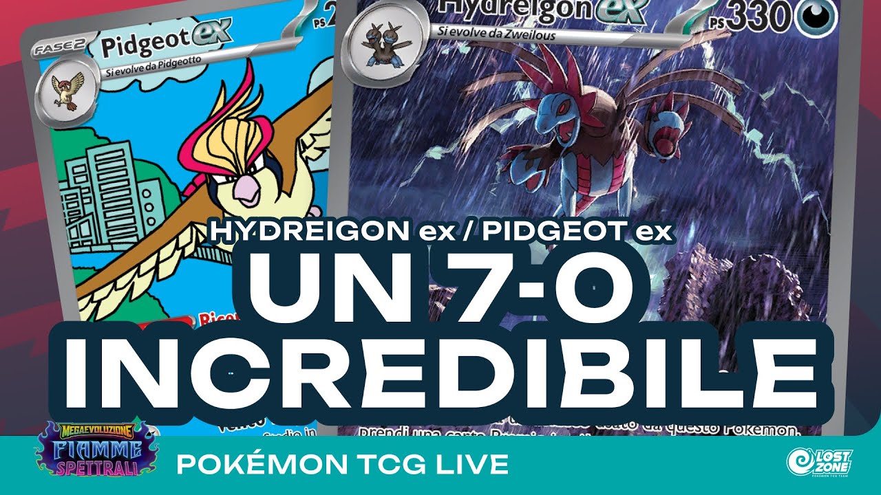 Hydreigon ex/Pidgeot ex | UN MAZZO 7-0 INCREDIBILE! | Pokémon TCG Live