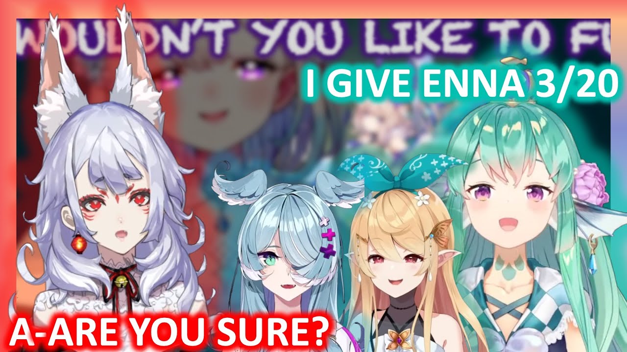 How Enna became NijiEN's 𝙎𝙀𝙂𝙎𝙄𝙀𝙎𝙏 𝙒𝙊𝙈𝘼𝙉: The table goes round and round