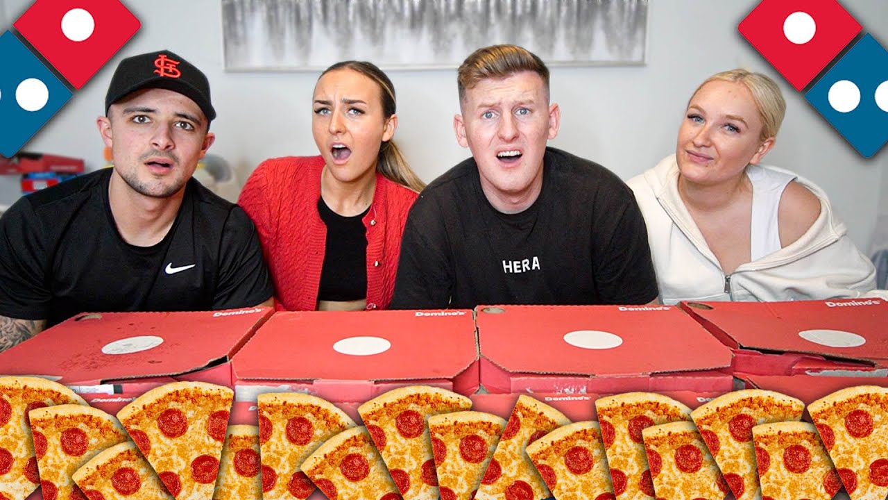 Last to STOP Eating DOMINOS Wins £10,000 - Challenge