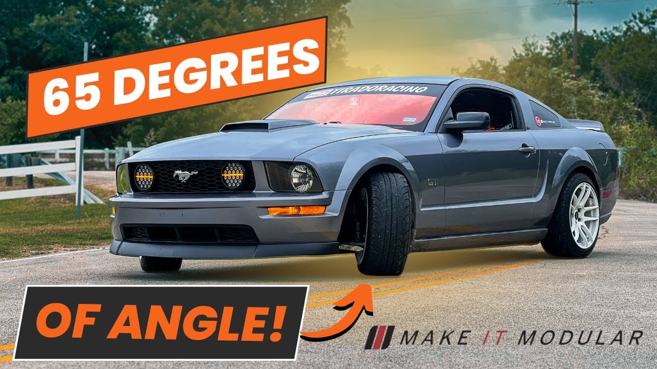 Installing The Make It Modular Angle Kit On My S197 Mustang!