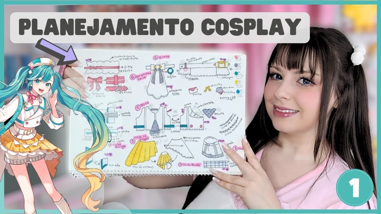 Planejamento Cosplay da Miku Mirai 2024🍓( Episódio 1)
