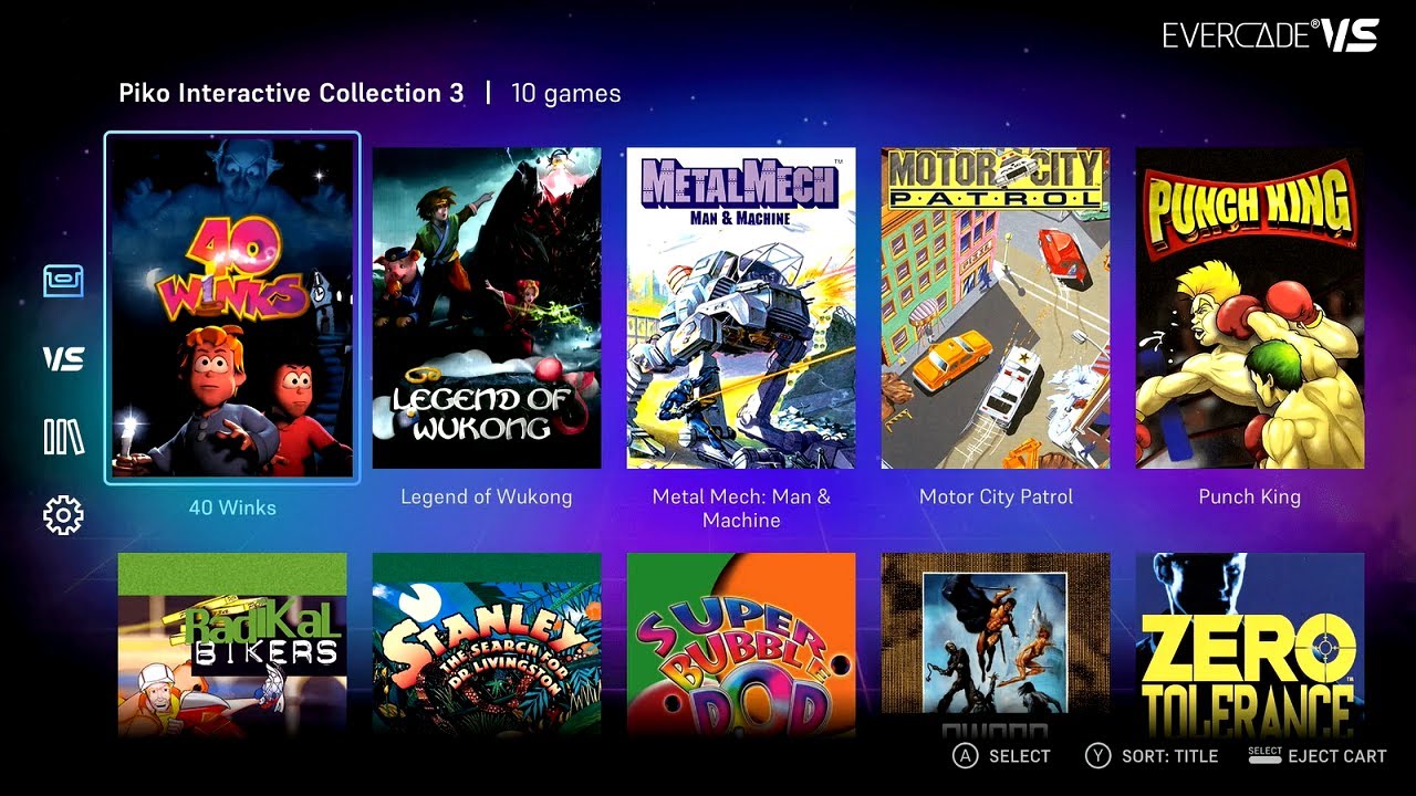 Piko Interactive Collection 3 Gameplay 🎮 Evercade - All games