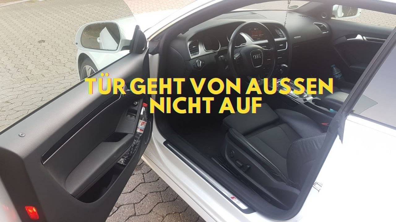Дверь не открывается снаружи | Audi A4 | решение