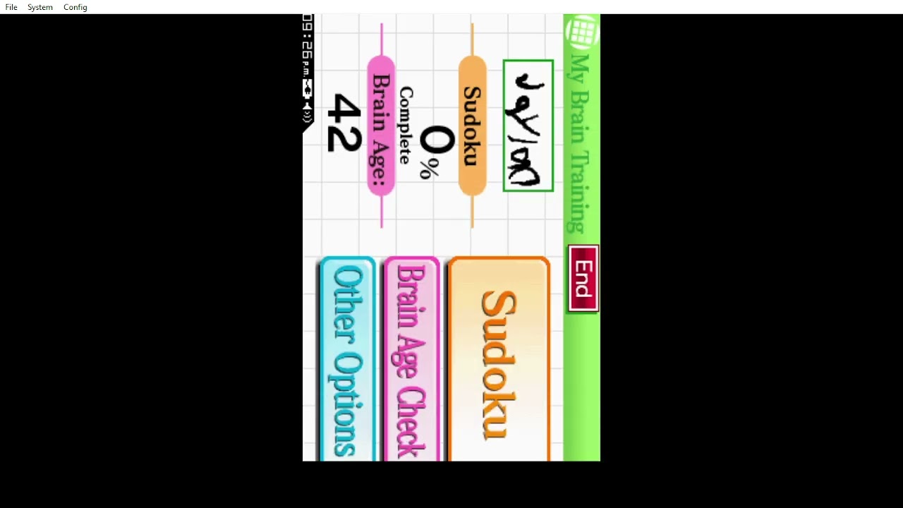 Brain Age Express: Sudoku ( SHOWING YOU ) / DSI Menu Tour