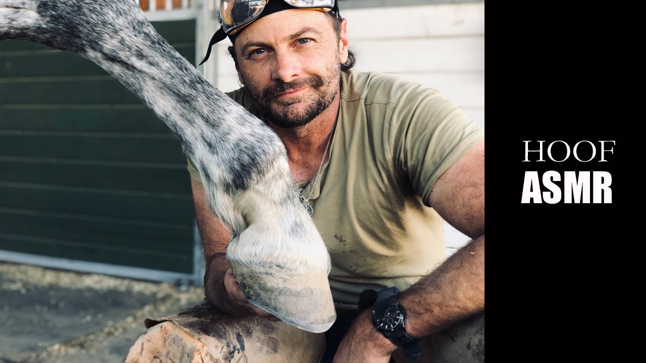 SATISFYING EQUINE ASMR: Relaxing HOOF TRIM Session
