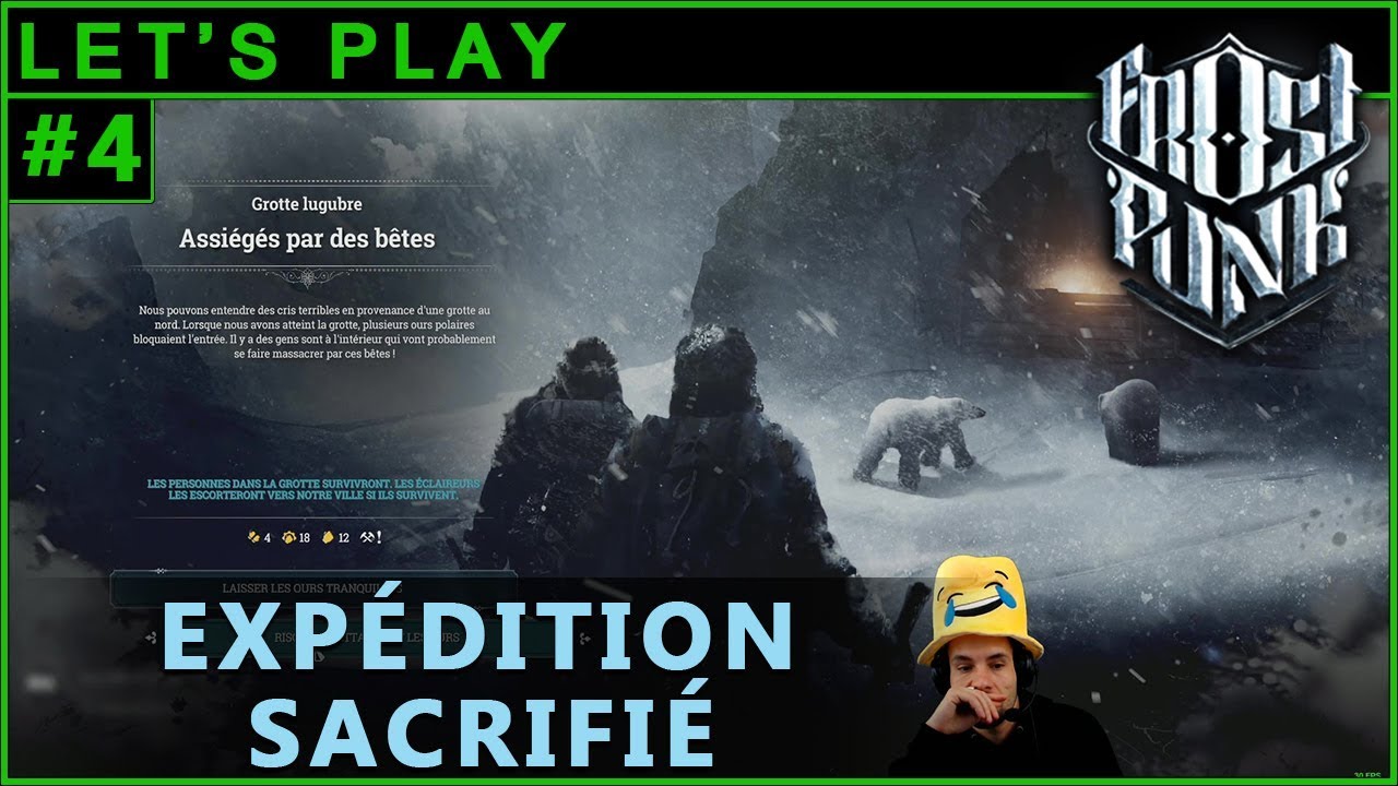 #4. Famine, Froid et Ours... → Frostpunk (let's play gameplay fr)
