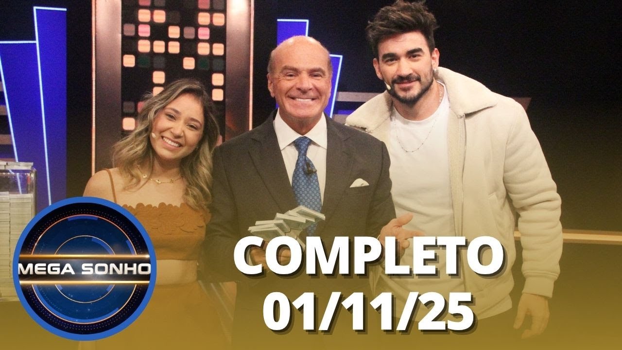 Mega Sonho: Guilherme Napolitano e Marília Tavares (01/11/2025) | Completo