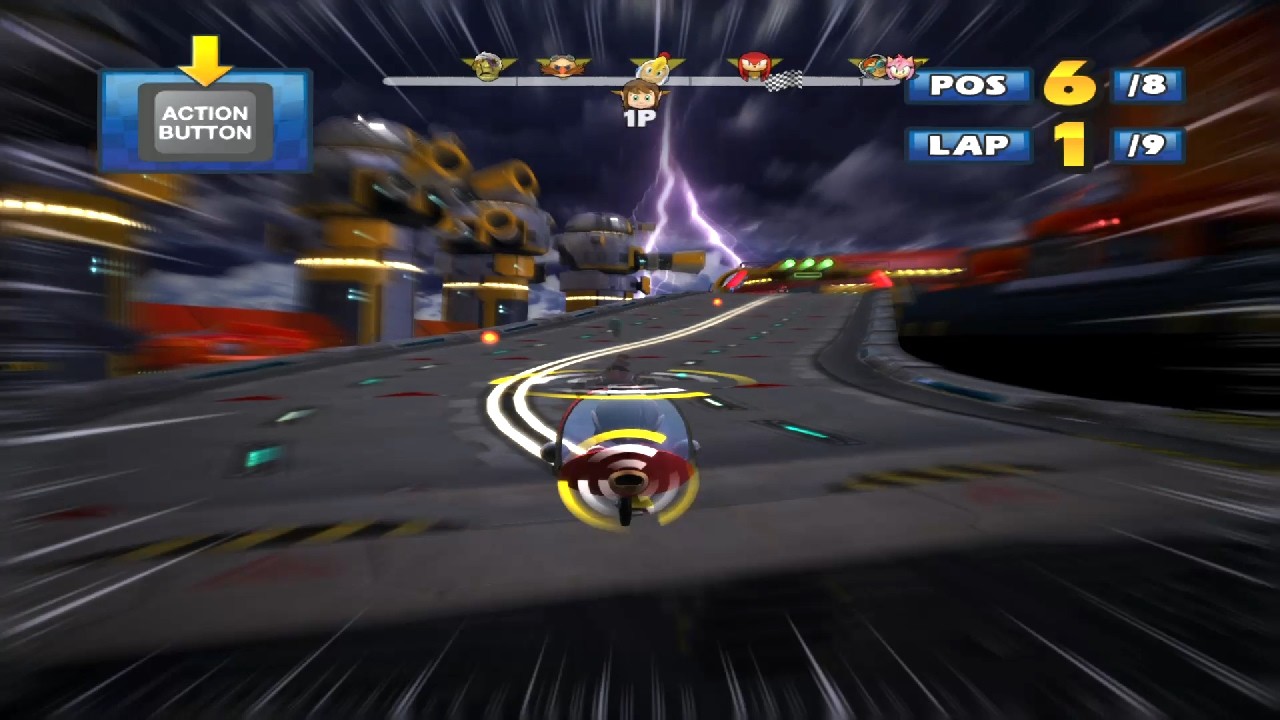 ALEX KIDD Thunder Deck 9 Laps (Expert) Request- Sonic & Sega All-Stars Racing -PC
