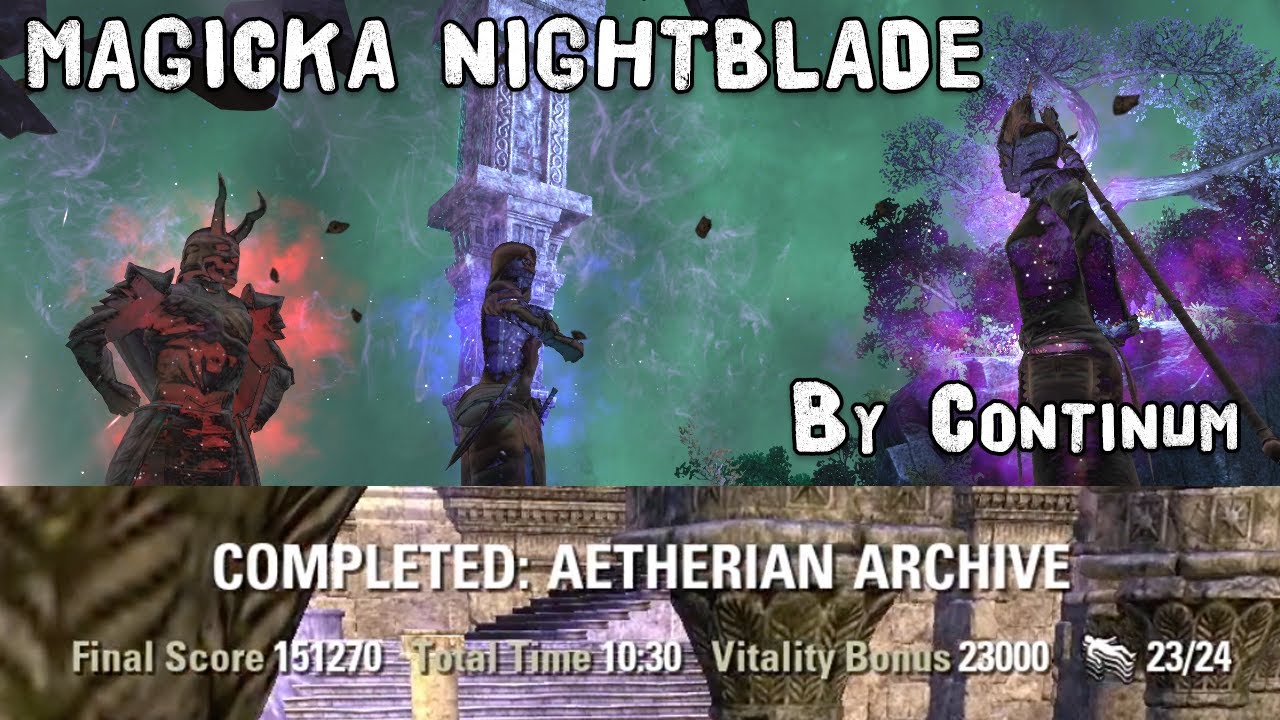 ESO - vAA 151.270 Score Push | Continum PC/EU | Magicka NightBlade [Ascending Tide]