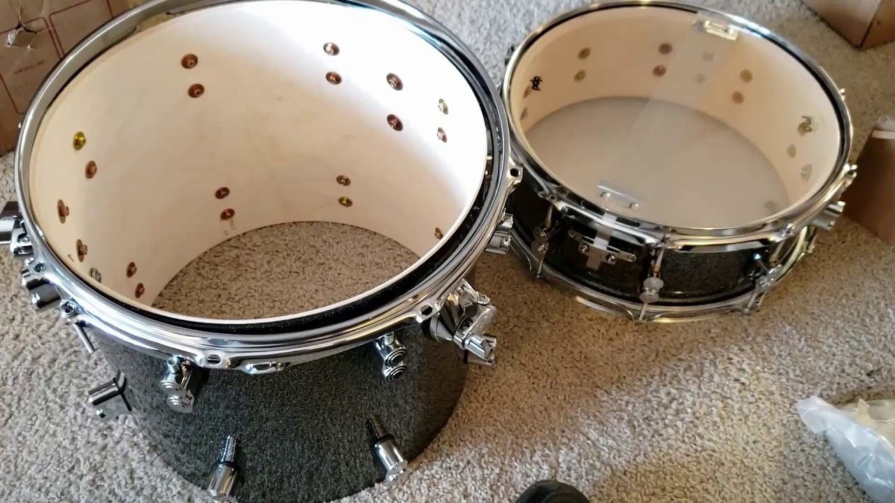 PDP Concept Maple 7 Piece in Black Sparkle Unboxing