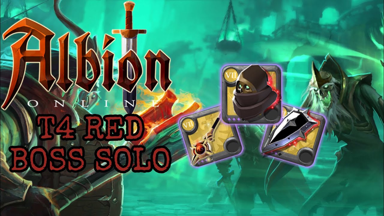 SOLO T4 RED BOSS (Shadow Caller) | Albion Online Mazmorra Estática