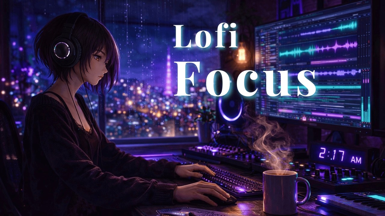 Lo-fi Chill Beats для учёбы и работы | Полуночный фокус 2:17 AM