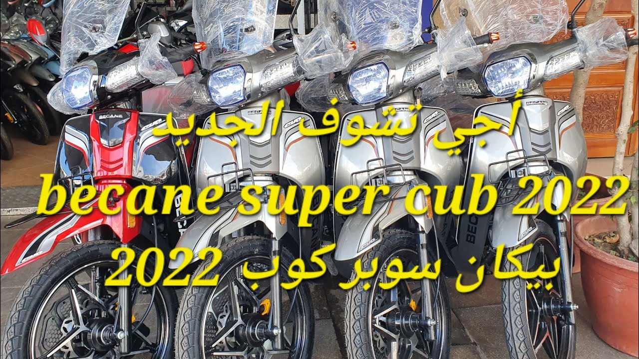 أفضل مراجعة شاملة لدراجة الشعبية #becane  super cub 2022 أجي تشوفو الجديد😍😍