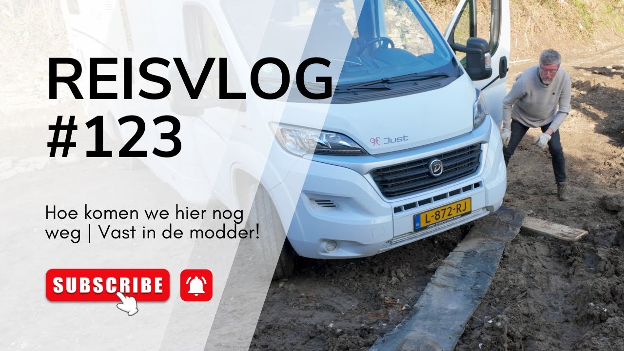 Reisvlog #123: Van modderstress naar opluchting: we komen los!
