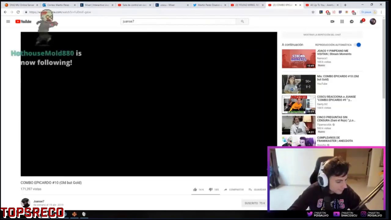 Coscu reacciona a combo epicardo #10 - Juanse7
