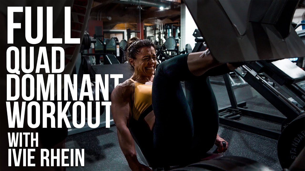 Complete Quad Focused Leg Day for HUGE Quads, with Ivie Rhein and Hypertrophy Coach Joe Bennett