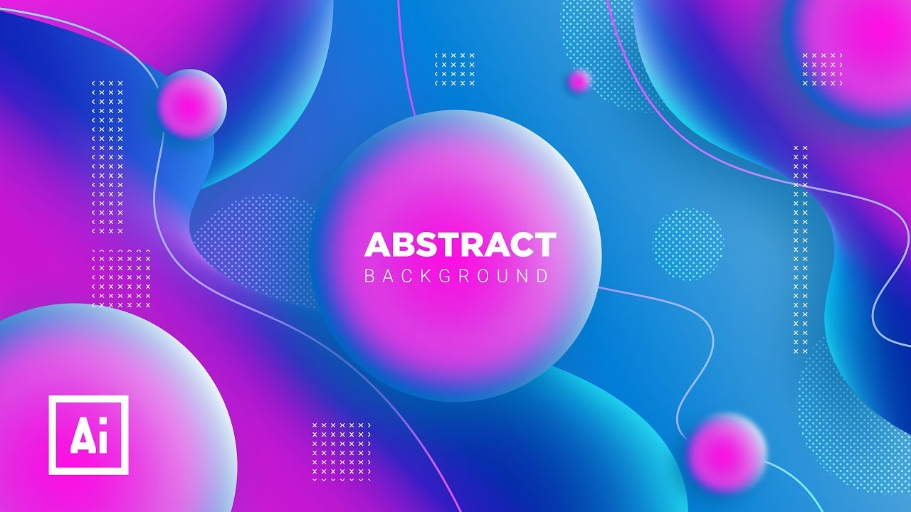 Colorful Gradient Design in Illustrator | Illustrator Tutorial