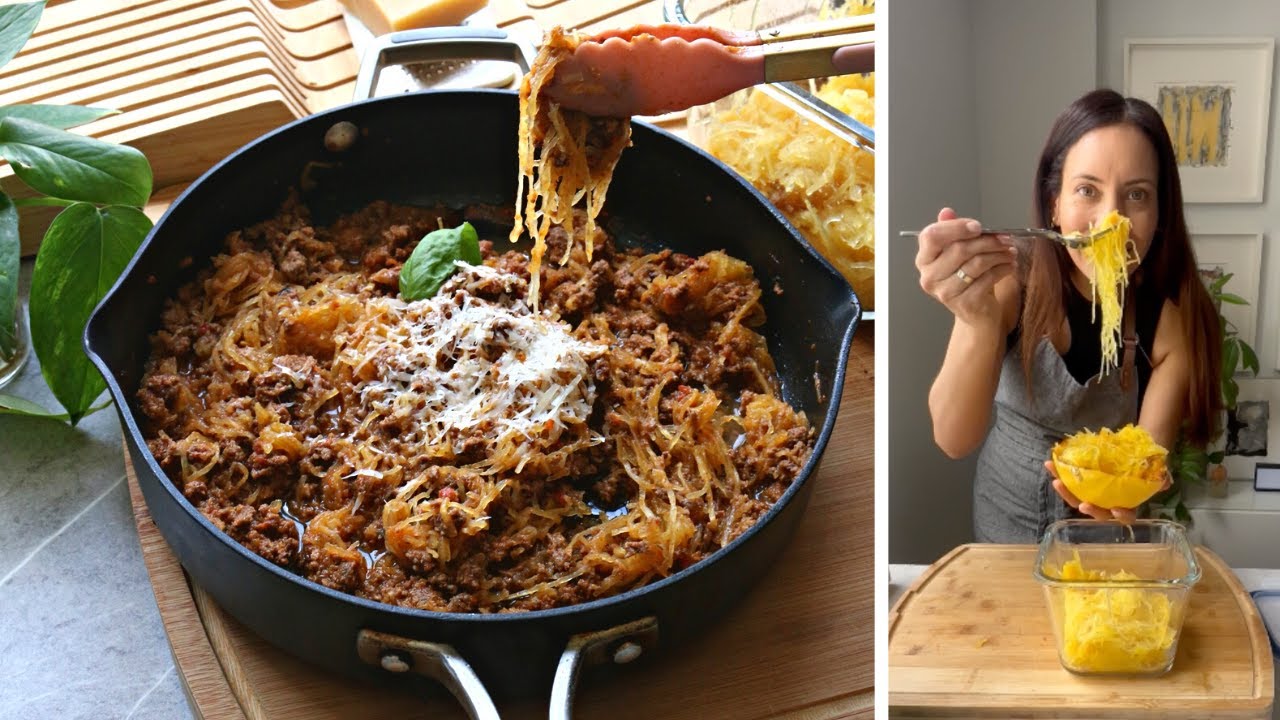 2 formas de preparar la pasta que no engorda - Calabaza espagueti