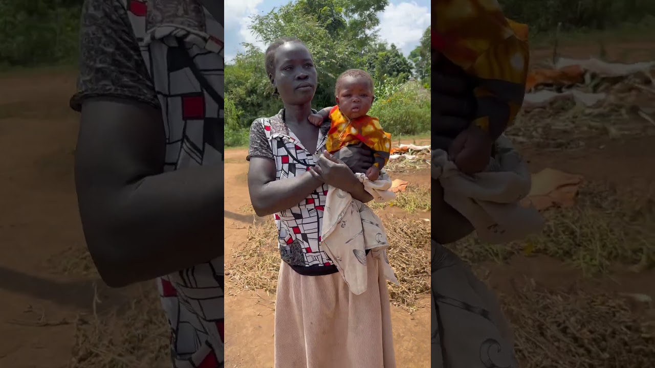 Please donate we build her a small house link in bio to make a donation