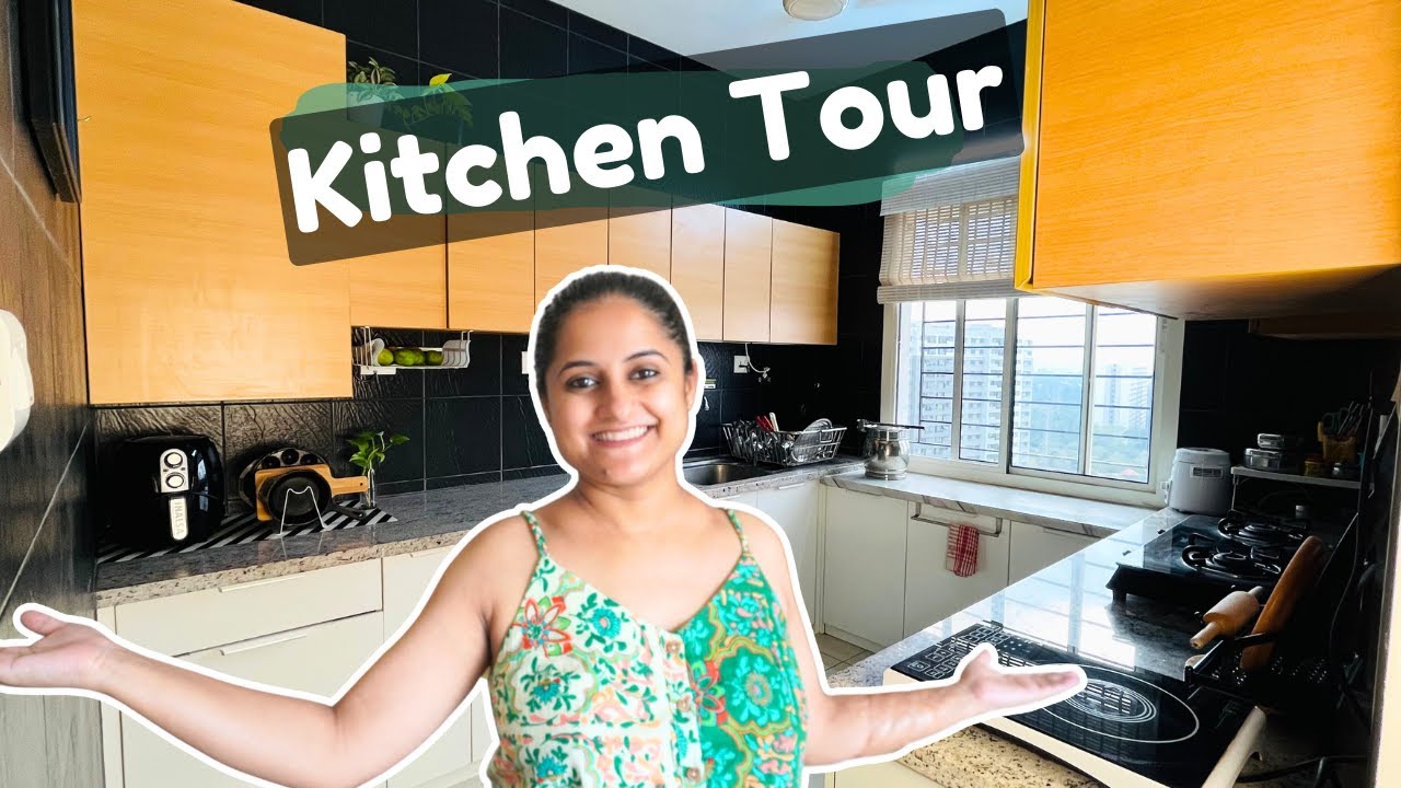 Indian Kitchen Tour |  CounterTop Organization | Space Saving Minimalist, Organised & Clutter-Free