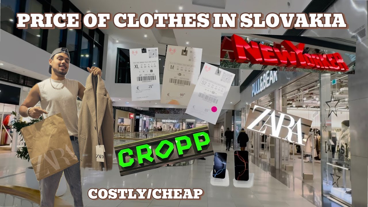 Clothes in Slovakia / स्लोवाकिया में कपड़े कैसे मिलते है / @ShubhiVlogs.  @YouTube
