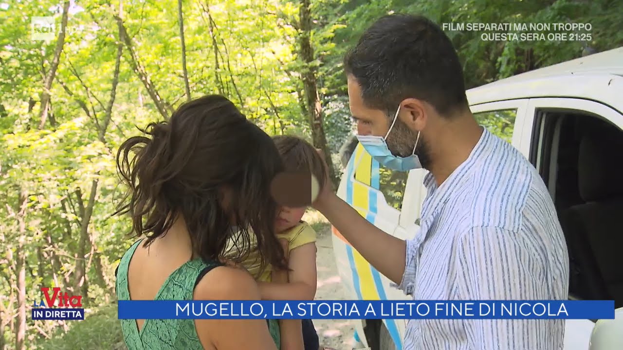Mugello, la storia a lieto fine di Nicola - La Vita in diretta 25/06/2021