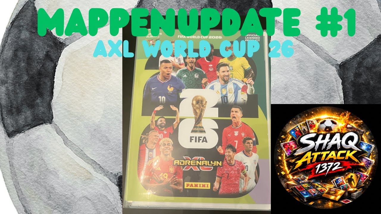 Panini FIFA World Cup 2026 Adrenalyn XL- 1. Mappenupdate🔥😳