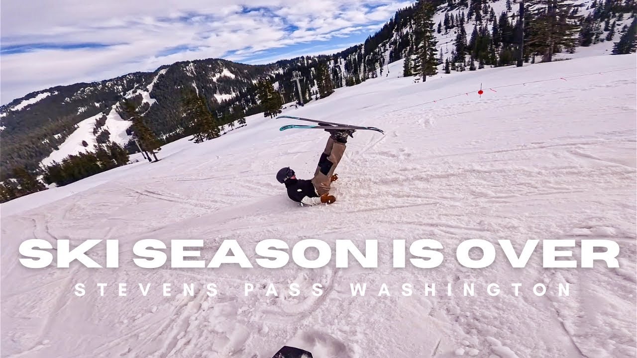 The Snow Is Almost GONE | Steven&rsquo;s Pass Skiing